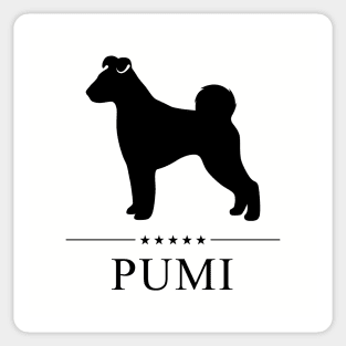 Pumi Black Silhouette Sticker